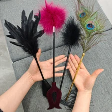 All Types Feather Whip Spanking Paddle Flirting Flogger Couples Fetish Roleplay