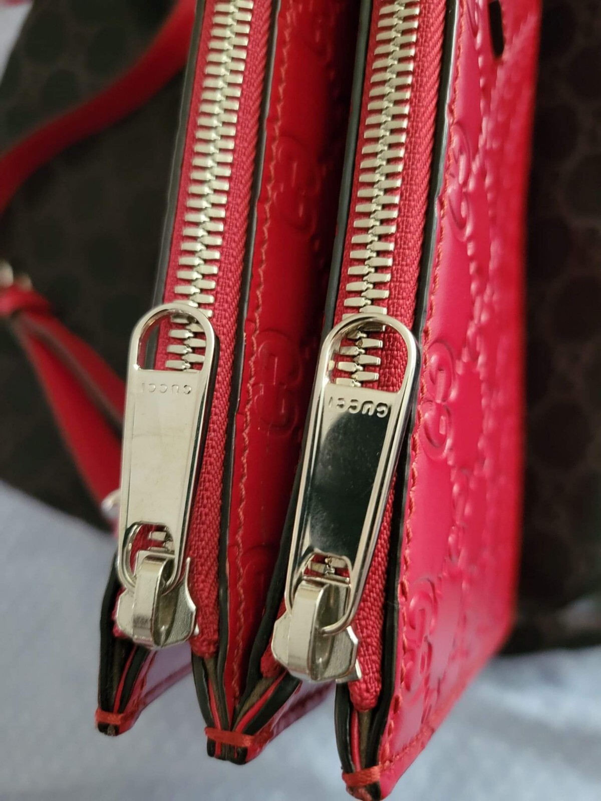 Gucci Messenger Leather Guccissima Bag Gem