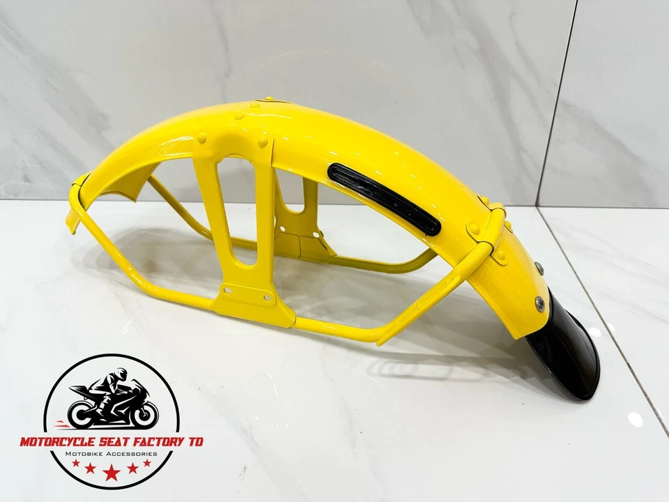 Guardabarros delantero Honda CT110 1980-1986 1969-1979 CT90 amarillo Trail CT 110. Foto 4 de 4