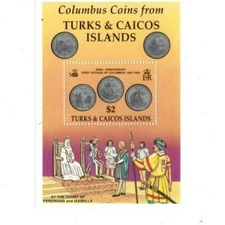 Turks and Caicos - 1993 - Columbus - Souvenir Sheet - MNH (Scott#1009)