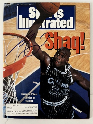 Signed Autographed 1992 Sports Illustrated SI Magazine SHAQUILLE O'NEAL Shaq - Picture 2 of 3