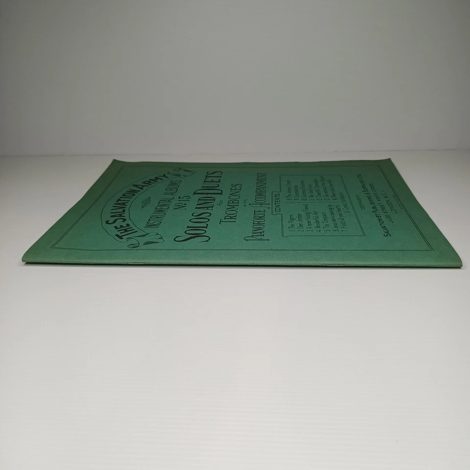 Álbumes instrumentales del Ejército de Salvación 15 y 19. Partituras vintage y recibo 1971 Foto 4 de 4