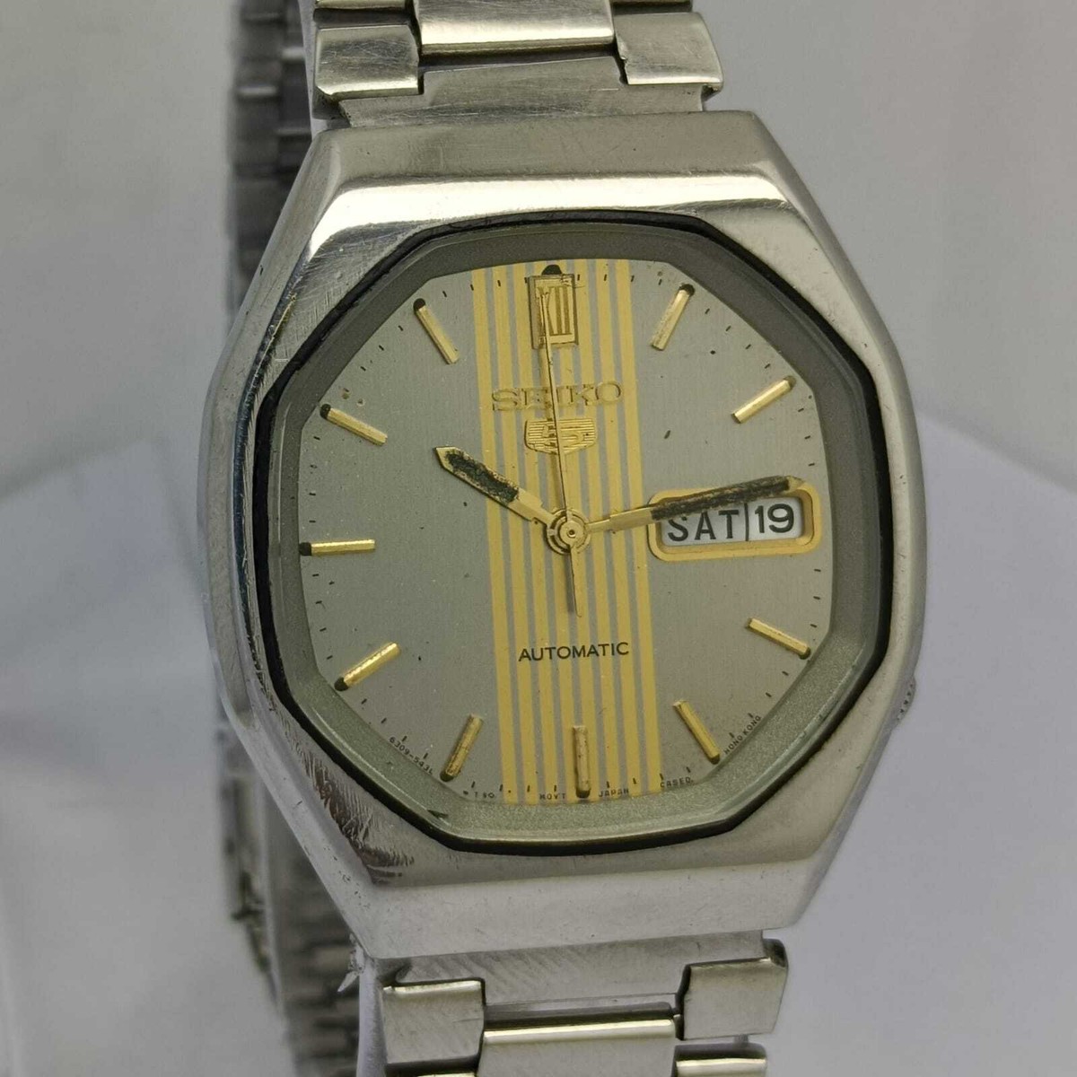 Seiko 5 Automatic 6309-5480 Day/Date Vintage Men's Watch ALM275KS5