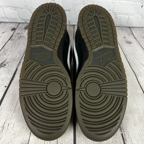 Vintage Y2K Nike Dunk Low CL Black White Gum Brown Size 3 RARE 304714-015 - Bild 5 von 11