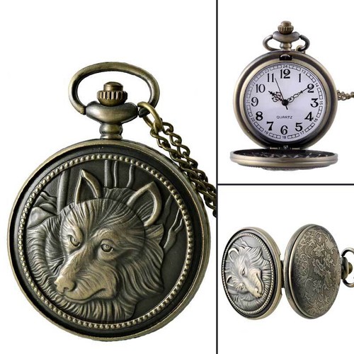Orologio da tasca Steampunk quarzo vintage design antico collana ciondolo regalo retrò - Foto 92 di 98