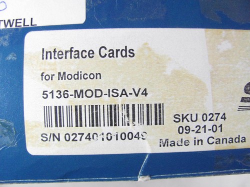 SST Interface Card, 5136-MOD-ISA-V4, Modicon ISA Card, New in Box, NIB - Picture 12 of 12