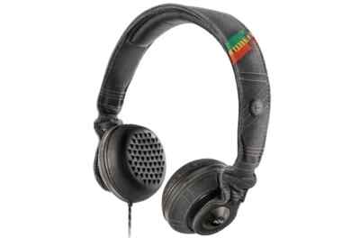 House of Marley Riddim On-Ear Headphones MIDNIGHT Black Carry case EM-JH053-MI
