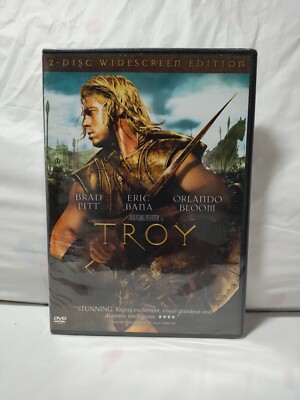 TROY DVD Movie NEW SEALED 2 Disc Set Action Full Screen Brad Pitt Orlando Bloom