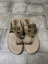 Punjabi Jutti Indian Ethnic Hand Made Embroidered Shoes size us 7 women