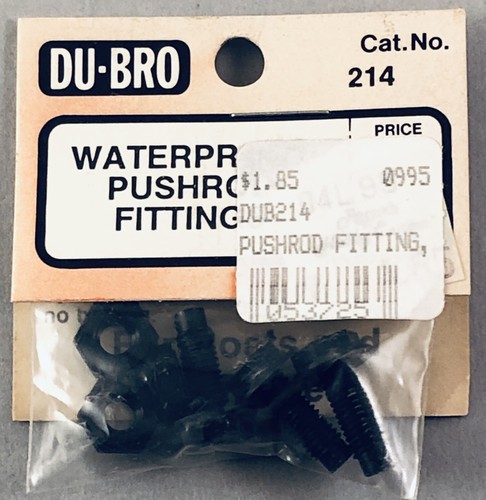 Lot of 3 Packs - DU-BRO Waterproof Pushrod Fittings - DUB214 - Picture 2 of 5