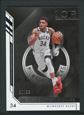 GIANNIS ANTETOKOUMPO ヤニス アデトクンボ PANINI 2022-23 GIANNIS ANTETOKOUNMPO 30/99 PANINI NOIR ASSOCIATION