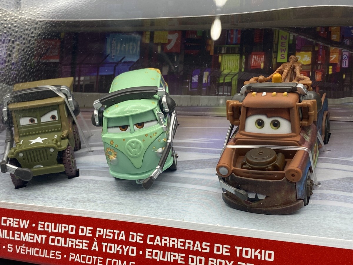 Disney Pixar Cars TOKYO RACE PIT CREW Metal Series 2021 New