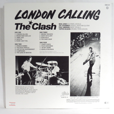 The Clash ‎– London Calling 1979 1st Japan issue 2xLP NM w/ OBI