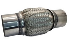 Flexrohr Interlock Ø 60mm Edelstahl Flexrohr Abgasanlage Auspuff 115/200 mm