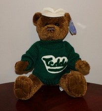 Vintage 1992 Sylvester Teddy Bear Purr-Fection by MJC Green Sweater White Hat