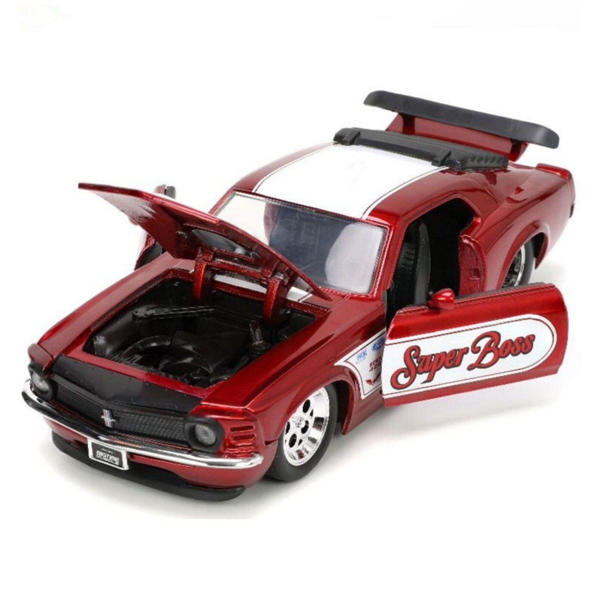 34118) BY JADA 1970 FORD MUSTANG BOSS 429 CANDY RED 