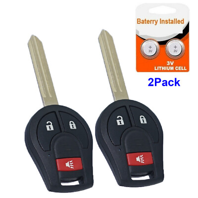 2 for 2012 2013 2014 2015 2016 Nissan NV1500 NV2500 NV3500 REMOTE HEAD KEY FOB 
