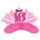 Super Stylish Pink Zebra Polka Dot Girls Birthday Party Favor Marbou Tiara