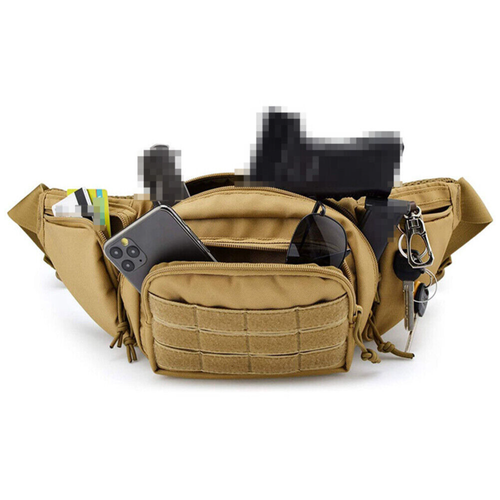 Cross-Body Backpack Molle Sling Bag Tactical Gun Bag Pack Mens Shoulder Bag US - Picture 4 of 27