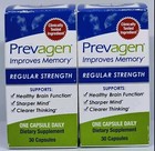 Prevagen Regular Strength 10 mg 60 Capsules Total New Factory Sealed Bottles x2