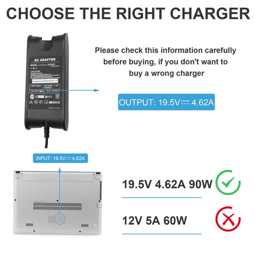 90W AC Adapter Charger For Dell Latitude 7280 7290 7380 7390 7480 7490 PA-10 - Picture 9 of 11