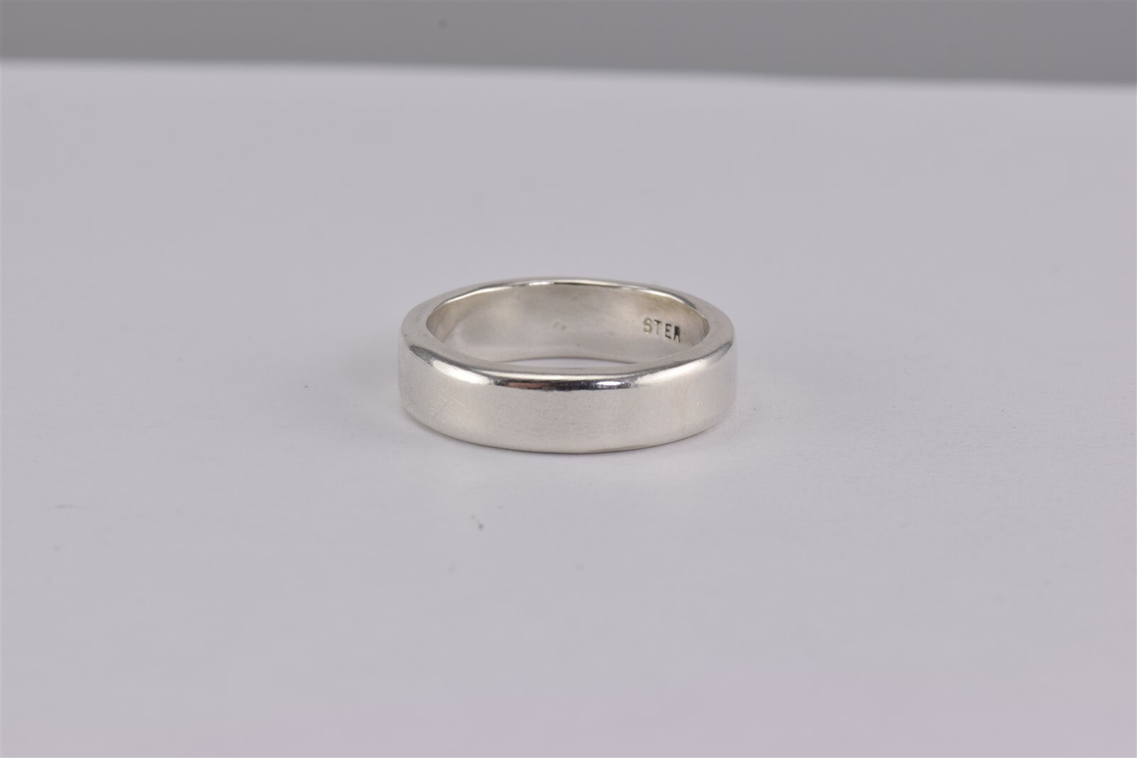 Sterling Silver 5mm WISDOM Stackable Flat Sided T… - image 4