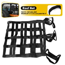 Roof Net Multifunction Mesh Cargo Net Hammock for Jeep Wrangler YJ TJ JK JL&JT A