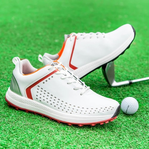 Herren Golf Bequem Walking Turnschuhe Golfer Leicht Walking Flach Schuhe - Bild 2 von 29