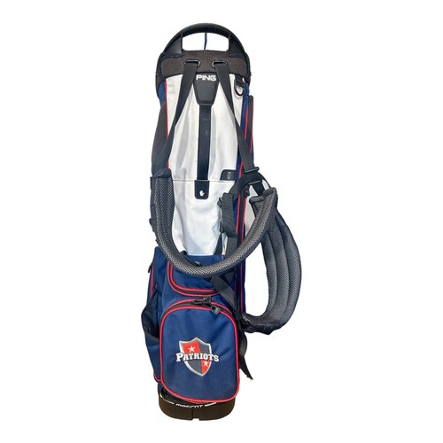 PING MASCOT Stand Golf Bag W/School Patriots Providence Academy Red White Blue - Picture 2 of 12