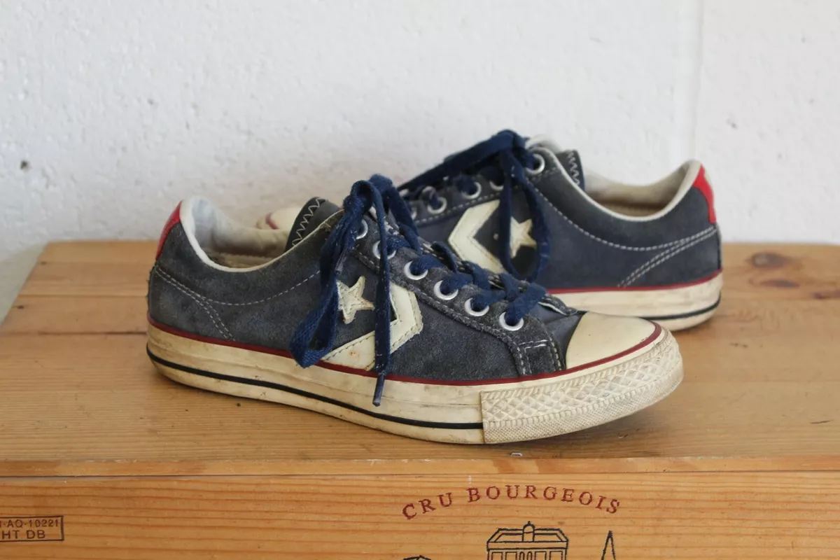 BASKETS BLUE CONVERSE ALL STAR TAILLE 5 37 5 TAT D OCCASION