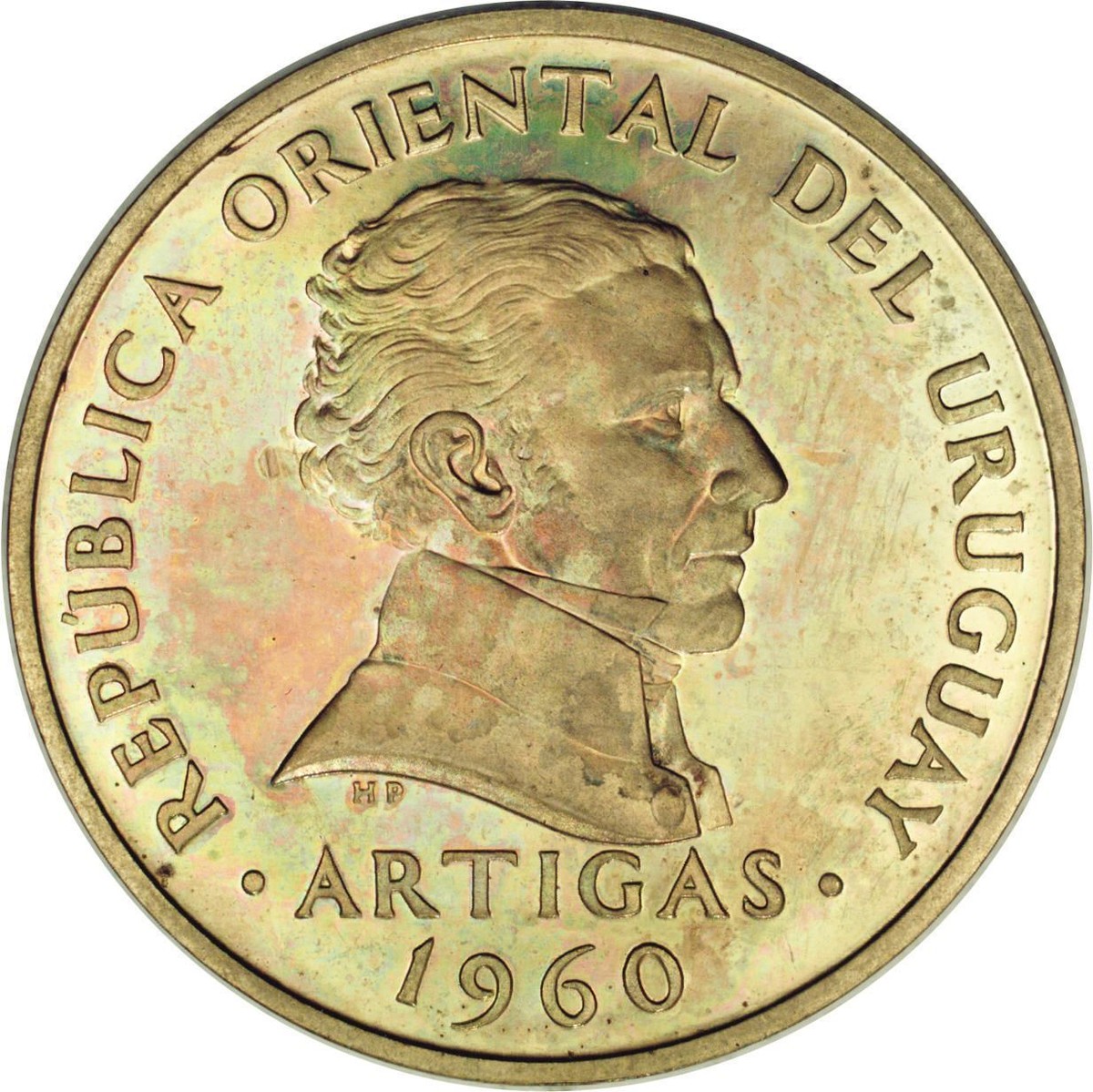 Uruguayan Coin Uruguay 10 Centésimos | Jose Gervasio Artigas