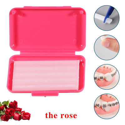 10X Dental Orthodontic Relief Wax 10Scents fit Brackets Braces Gum Irritation DL