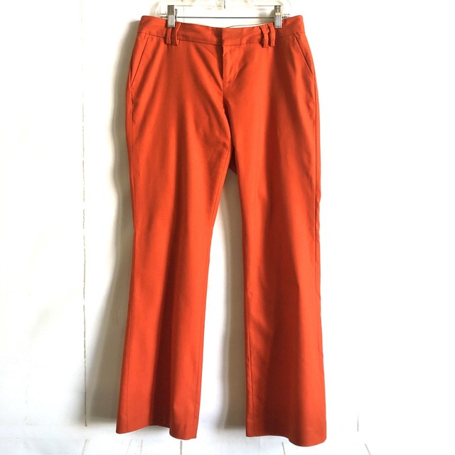 Banana Republic Women’s Burnt Orange Cotton Blend Casual Dress Pants Sz