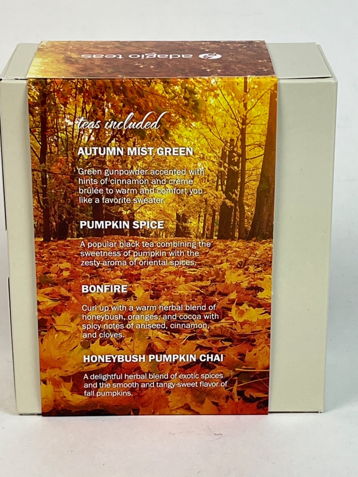 Adagio Teas Autumn Sampler Tea Loose Pumpkin Spice Bonfire Autumn Mist 40 Cups