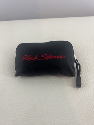 RICK STEVES EUROPE PBS Black Travel Tote Portable Clip On