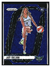 2024 Prizm WNBA Blue Velocity Rookie Jacy Sheldon #141 Dallas Wings
