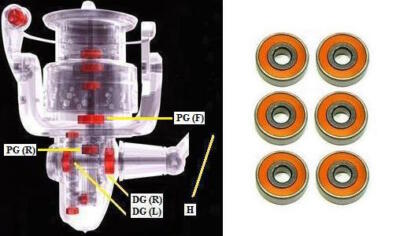 Penn Ceramic Super Tune SLAMMER III 5500, 6500 - HIGH SPEED 6500HS