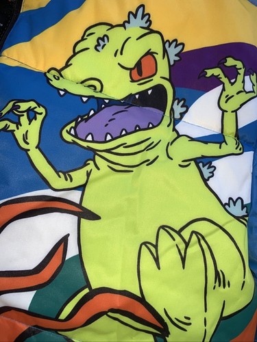 MEMBERS Only x Nickelodeon RUGRATS GIANT SCREEN AO ALL OVER HOODED JACKET - Picture 3 of 12