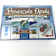 Pensacola Opoly Board Game Fun Florida Family Game Night Brand