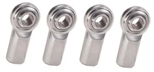 Qty: 4 RH Female 3/8"- 24 Thread with a 3/8" Bore, Rod End, Heim Joints QA1 CFR6