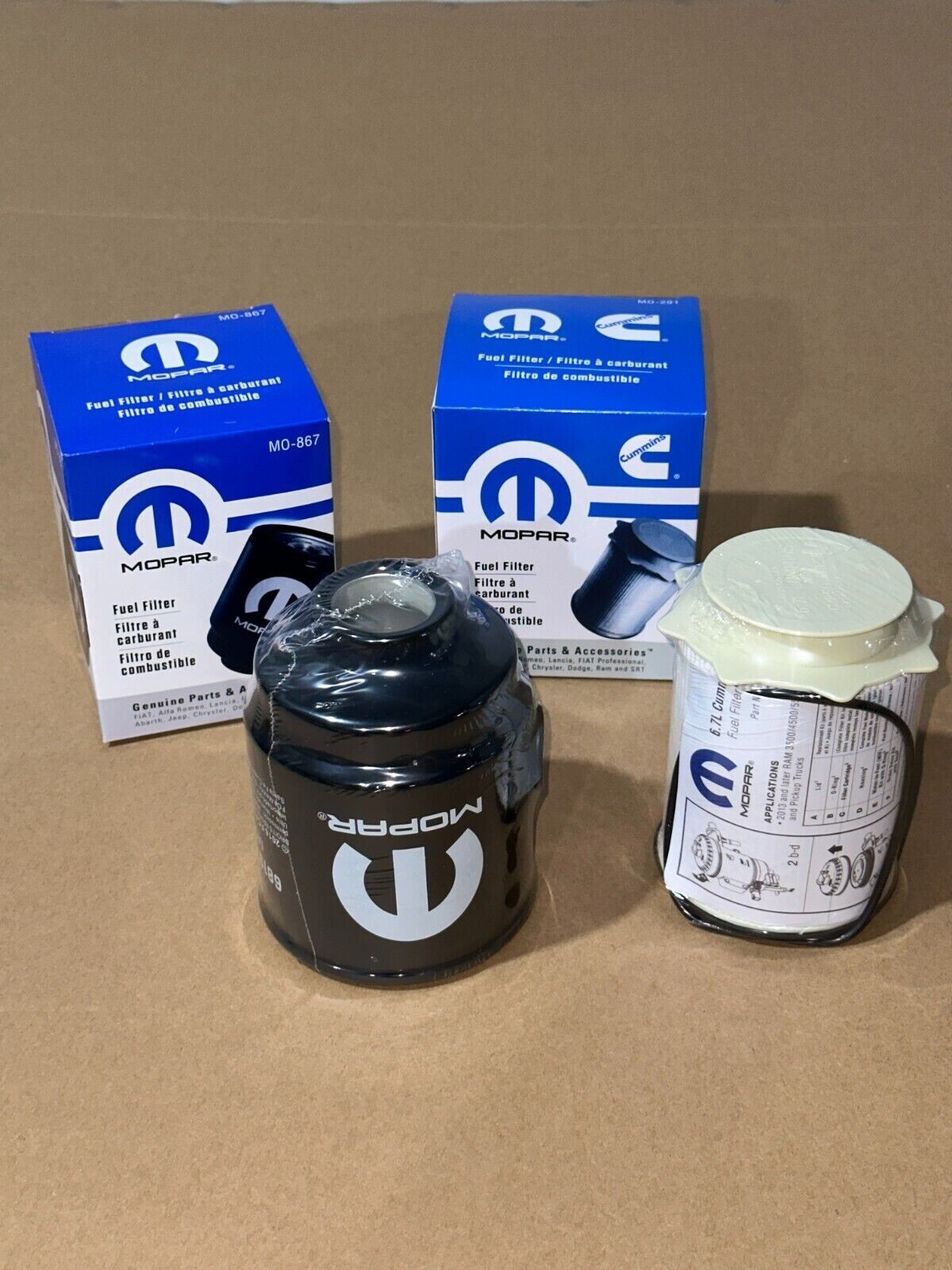 Mopar Fuel Filter Kit For 20132018 Dodge Ram 6.7L Cummins 2500 3500