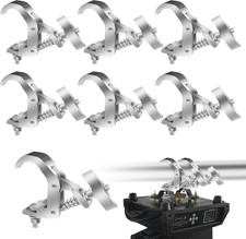 6 Pack Truss Clamp 1.57-2.4 Inch Stage Lighting Clamps Heavy Duty DJ Light Clamp