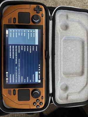Valve Steam Deck 512GB LCD Handheld Gaming Console Black with Case