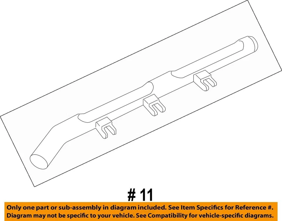 Honda CORSBAR ASM 08L33-S3V-200E2 NUEVO OEM Foto 3 de 3