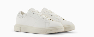 Armani Exchange A|X White Logo Print Lace-Up Sneakers - [Size 9] *Trending*