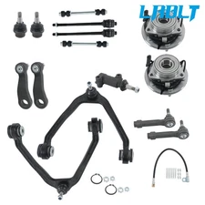 LABLT Front Suspension Kit Wheel Hub Bearings For Chevrolet Silverado 1500 4WD