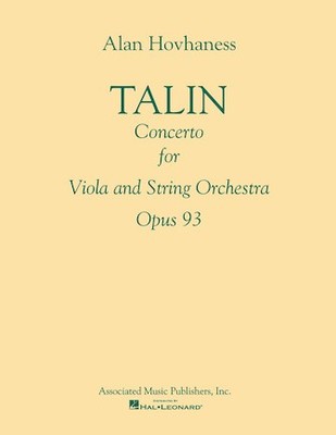 Talin Concerto, Op. 93 Set of Parts Full Orch