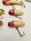 12 Vintage Wood & Metal Fly Rod Lures - South Bend, Paul Bunyan & Some Unknowns — photo 3