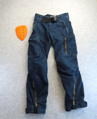 BMW Motorrad Jeans Mens 30x31 Dark Blue Tapered Lined Motorcycle Denim Pants