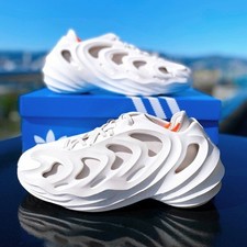Adidas Adifom Q Lace Up Mens White Sneakers Casual Shoes HP6584 New Size 7.5